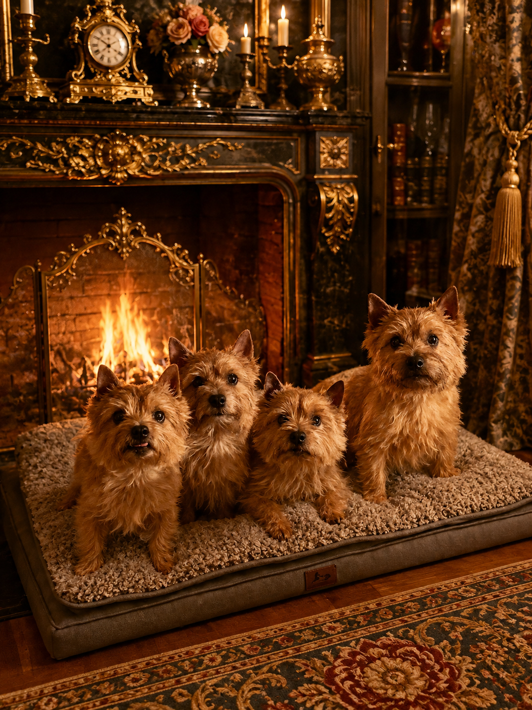 The Quartet together at home in the Manor