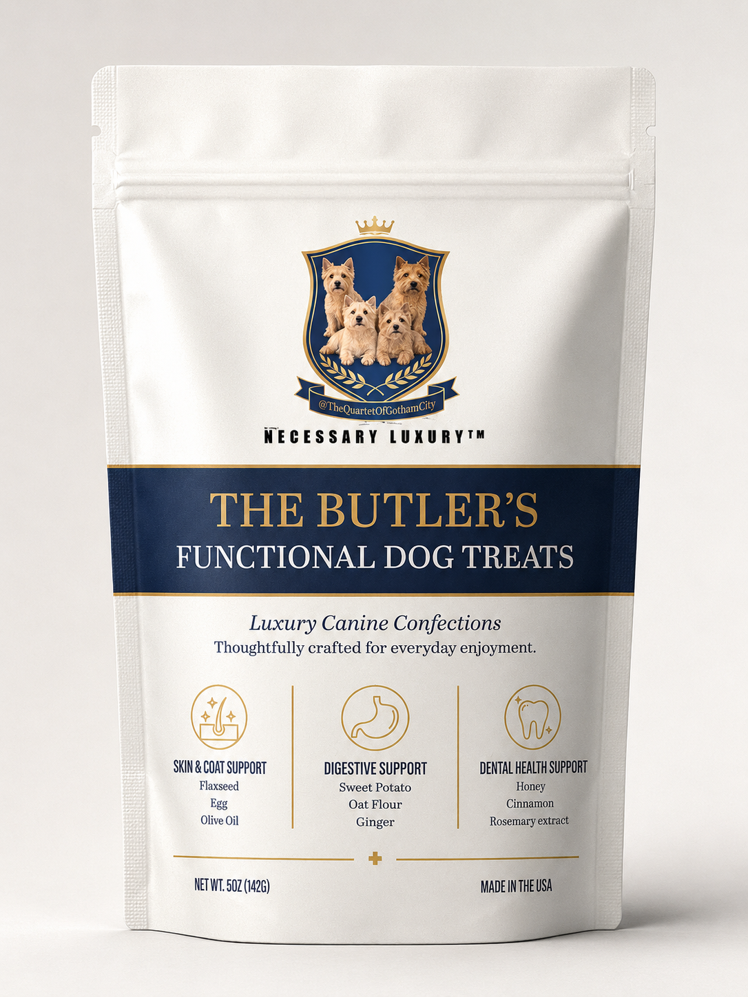 Pouch of The Butler's Functional Dog Treats